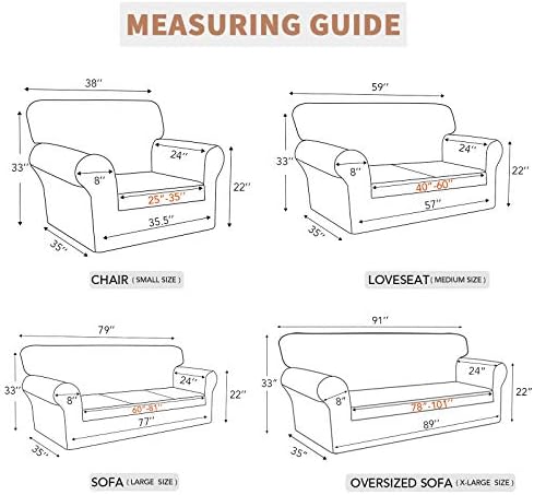 Easy-Going 100% Waterproof Couch Cover, 3 Cushion Couch Slipcover for Sofa - Image 6