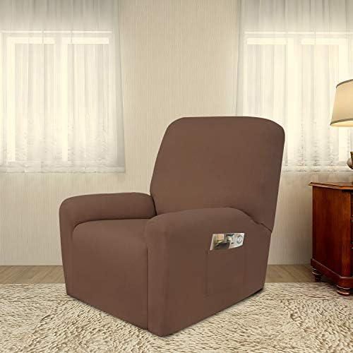 PureFit Stretc Recliner Chair Covers Fleece Soft Couch Covers for Sofa - Image 2
