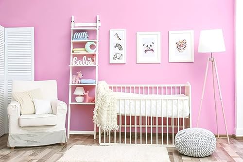 15.7"x118" Pink Wallpaper Contact Paper Pink Peel and Stick Wallpaper Lavender Self Adhesive Contact Paper for Cabinets Girls Bedroom Wallcovering Furniture Countertop Vinyl Roll - Image 5