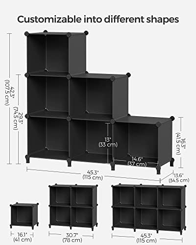 SONGMICS 6 Cube Storage Organizer, extra large DIY Closet Shelf - Image 6