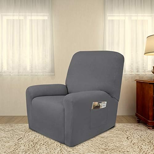 PureFit Stretc Recliner Chair Covers Fleece Soft Couch Covers for Sofa - Image 2