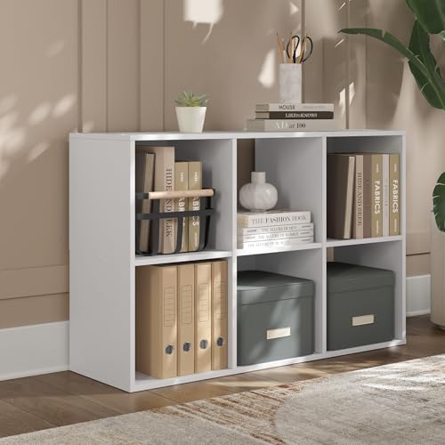 Signature Design by Ashley Onita 6 Cube Storage Organizer, White - Image 2