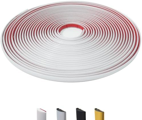 52.5Ft Peel and Stick Wall Molding Trim White by JSIWOTH