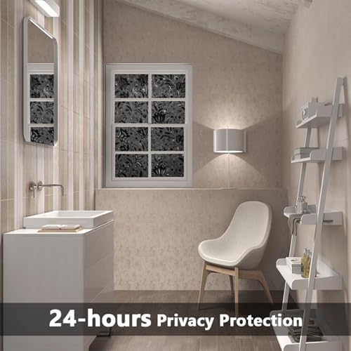 LEMON CLOUD Blackout Window Film Frosted Privacy Clings, 35.4″ x 78.7″ - Image 5