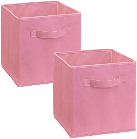 ClosetMaid 1468 Cubeicals Fabric Drawers, Pink, 2-Pack by ClosetMaid