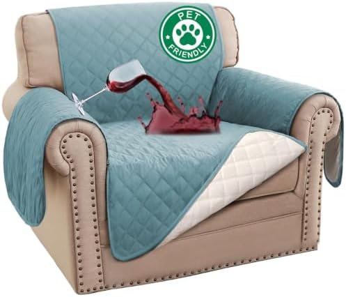 Turquoize 100% Waterproof Chair Covers Couch Covers for Dogs, Chair 28" by Turquoize