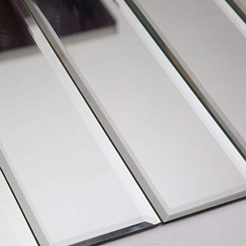 Beveled Mirror Tile, 3x12 Inch Mirror Subway Tiles for Kitchen Backsplash Bathroom Shower Wall 24 Pcs, 6 SQ.FT - Image 4