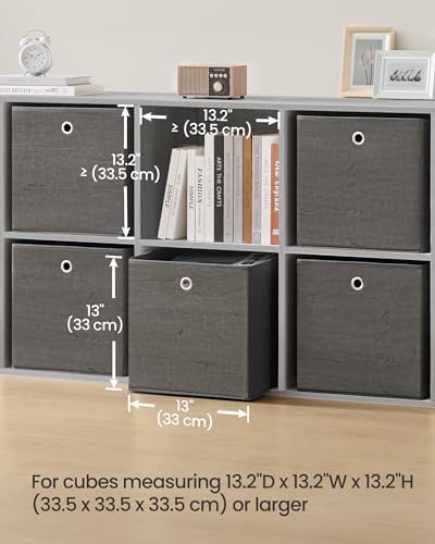 SONGMICS Storage Cubes, Set of 6, 13-Inch Foldable Closet Organizers - Image 7