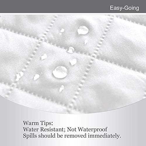 Easy-Going Reversible Couch Cover, 2 Cushion Sofa, White/White - Image 5