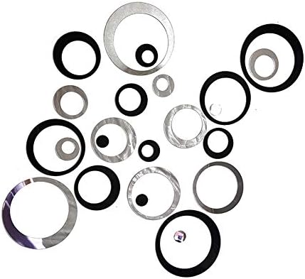 24 Pieces Removable Acrylic Mirrors Wall Decal Sticker for Living Room Bedroom Home Decor DIY Circle Wall Decoration Black and Silver - Image 5