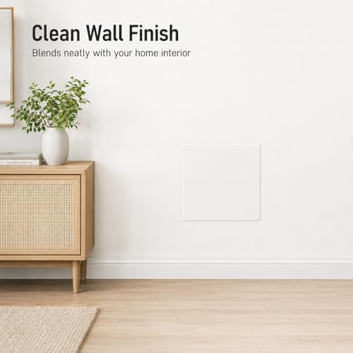 12"x12" Adjustable Spring Loaded Access Panel for Drywall,Plastic Drywall Ceiling Access Panel for Plumbing,White Wall Hole Cover Plate Fits 7.5" x 8.5" to 12" x 12" Cutouts,Verify Opening Size - Image 4