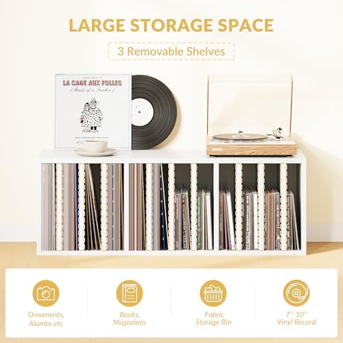 IOTXY DIY Modular Cubby Bookcase - Stackable 12-Cube Open Bookshelf, White - Image 4