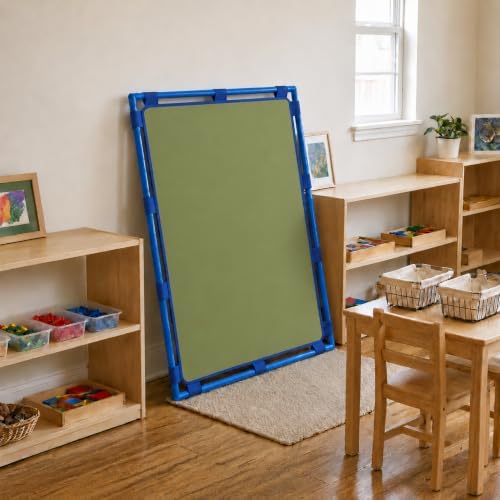 Children's Factory Room Divider 59.5" x 47.5", Sage, Big Screen by ChildrensFactory