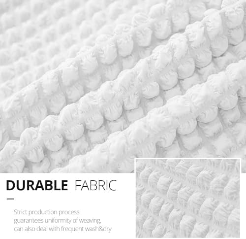 NICEEC Loveseat Covers Washable Love Seat Couch Covers Slipcover with Skirt - Image 5