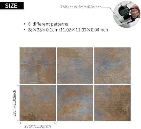 LiveInUrban Flat Metal Wall Panels Rustic Finish for Kitchen- Tin - Image 4
