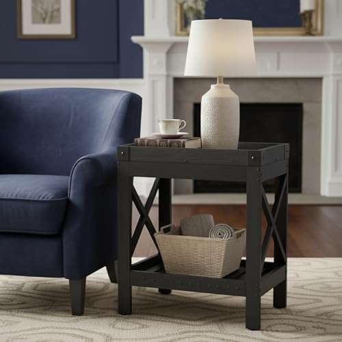 Narrow Side Table, End Table,Sofa Side Table, End Table Nightstand for Bedroom, Living Room, Small Spaces - Image 5