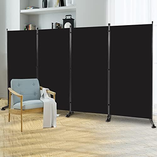 Room Divider Folding Privacy Screens, 6FT Tall Divider for Room Separation by HOMSCREENER