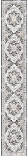 Madane Washable Runner Rugs 2x12 Long for Hallway Kitchen Soft, Black - Image 3