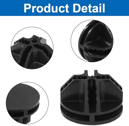 32Pcs Black Plastic Wire Grid Cube Connector - Image 3