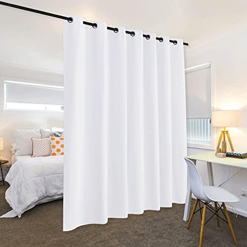 RYB HOME Extra Wide Curtains for Bedroom Closet Office Living Room Divider - Image 3