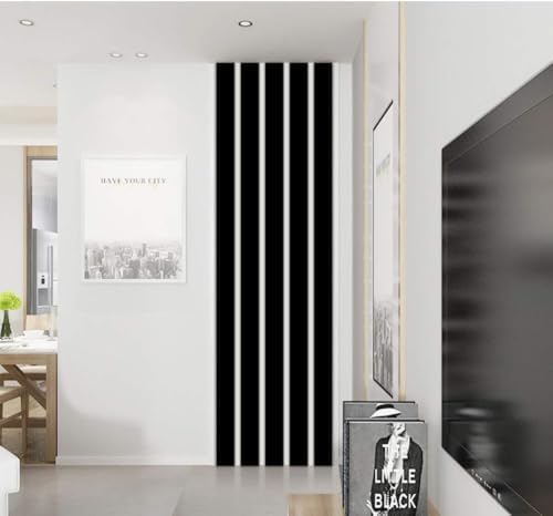 10 Pcs Mirror Wall Stickers Striped Design Mirror Art Tile Decal DIY Self Adhesive Wall Line Border Decals Removable Acrylic Mirror Sheets Wall Sticker Wall Stickers and Murals for Home Decor 5*20cm - Image 5