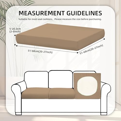 8 Pcs Outdoor Cushion Covers, Patio Sofa Cushion Covers Replacement - Image 2