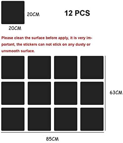 12PCS 3D Square Acrylic Mirror Wall Stickers - DIY Art Sheet Plastic Removable Tiles for Bathroom, Bedroom, Living Room, TV Background Decoration (Square) - Image 4