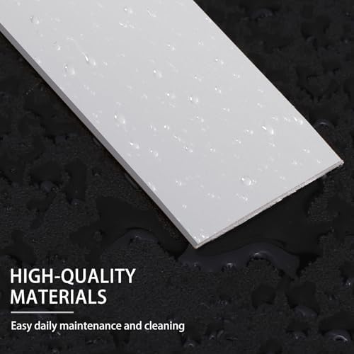 Lunghaa Peel and Stick Finish Molding Trim, Flexible Decoration Strip for Wall Tile Edge, Mirror, Cabinet, Furniture and DIY Home Decoration (Matte Silver, 16.4 ft x 0.8 in) - Image 6
