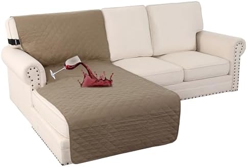 Turquoize 100% Waterproof Sofa Covers Chaise Lounge L Shape Sofa Protector by Turquoize