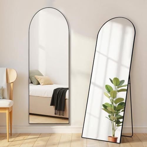 16"x59" Arched Mirror Full Length, Upgraded Body Wall Mirrors by Aidoly
