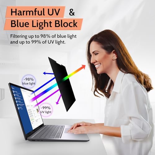 Mamol Magnetic Privacy Screen for 12.3 inch Surface Pro 7 Plus/7/6/5/4/3, Removable Anti Glare Blue Light Filter, Anti-Spy Screen Protector for Microsoft Surface Pro 7+, Pro 7, Pro 6, Pro 5, Pro 4/3 - Image 5