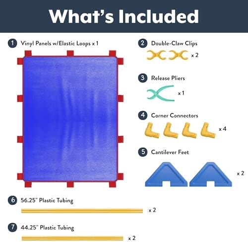 Children's Factory PlayPanel Room Divider 59.5" x 47.5", Blue - Image 4