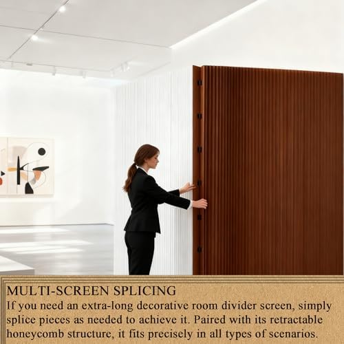 Paper Room Divider Wall Folding Accordion,Retractable Partition Screen - Image 6