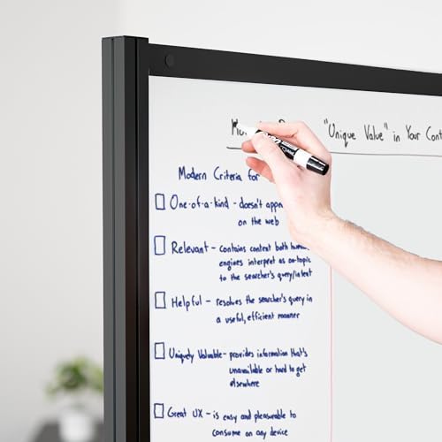 VIVO Dry Erase/Gray Freestanding 76 x 66 inch Privacy Panel, PP-MWS63B-WB - Image 5