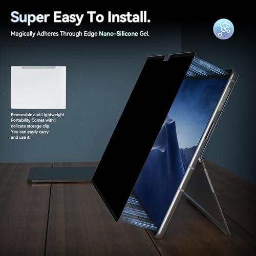 Privacy Filter Compatible with 12.3 inch Surface Pro 7 Plus/7/6/5/4/3 - Image 4