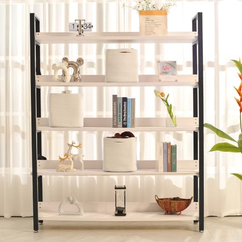 ICERZCZ 13 Inch Cube Closet Storage Bins, Woven Cotton Rope Organizer Baskets for Organizing & Shelves, Books, Towels, Clothes, Toys, 13x13x13 in, Off White (Pack of 3) - Image 4