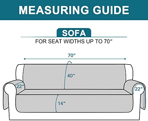 Turquoize 100% Waterproof Sofa Covers Couch Cover for Dogs, Sofa 70" - Image 5