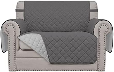 Easy-Going Reversible Couch Cover, Oversized Chair, Gray/Light Gray by Easy-Going