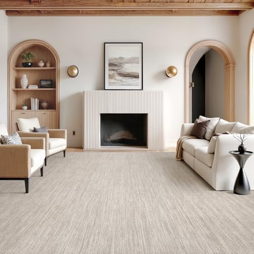 Valenrug 6x9 Area Rugs Non Slip, Large Washable Rugs for Living Room, Beige by Valenrug
