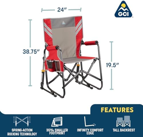 GCI Outdoor Stowaway Rocker - Hunter Topo - Image 2