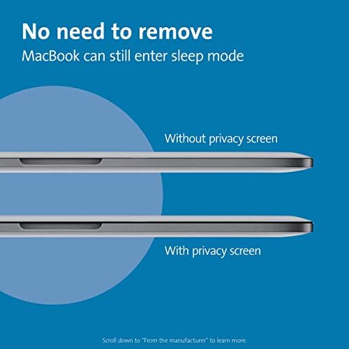 Kensington MP13 Magnetic Macbook Pro Privacy Screen for 13 inch (2016-2022, M1, M2)/ Macbook Air 13 inch (2018-2021, M1), Removable Laptop Privacy Filter, Macbook Mac Screen Protector, K64490WW - Image 6