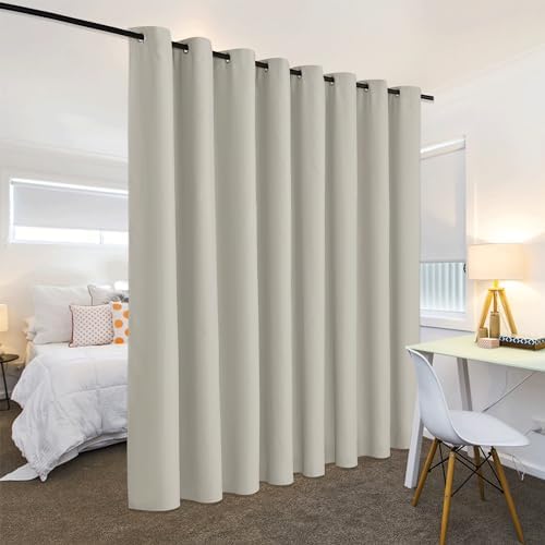 RYB HOME Blackout Office Room Divider, Energy Efficient Furniture Protected - Image 3