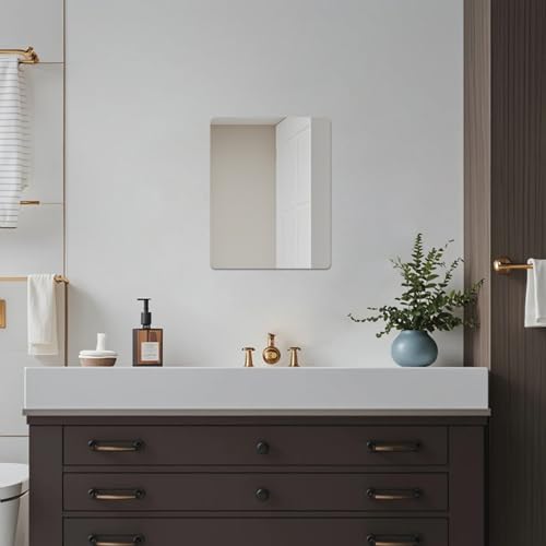 Self-Adhesive Acrylic Wall Mirror, 12 x 16 Inch - Image 3