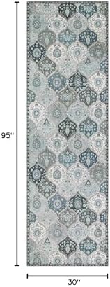 Lahome Moroccan Washable Runner Rug, 2'5''x8' Kitchen Runners for Hallways - Image 2