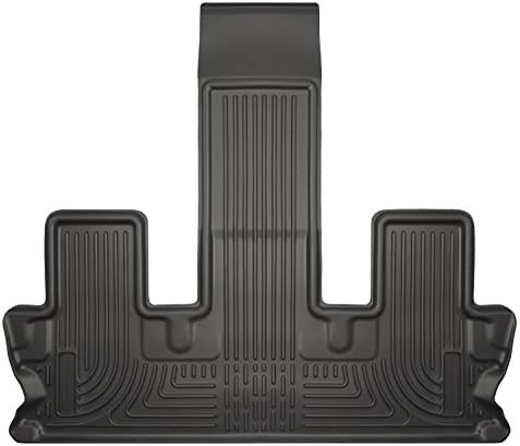 Husky Liners Weatherbeater Floor Mats | Fits 2014-2019 Toyota Highlander (Excludes Hybrid) | 3rd Row, 1-pc Black - 19601 by HuskyLiners%C2%AE