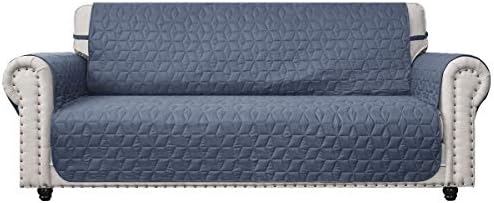 Ameritex Couch Sofa Slipcover 100% Waterproof Nonslip Quilted Furniture Protector Slipcover for Dogs, Children, Pets Sofa Slipcover Machine Washable (Blue, 68'') by Ameritex