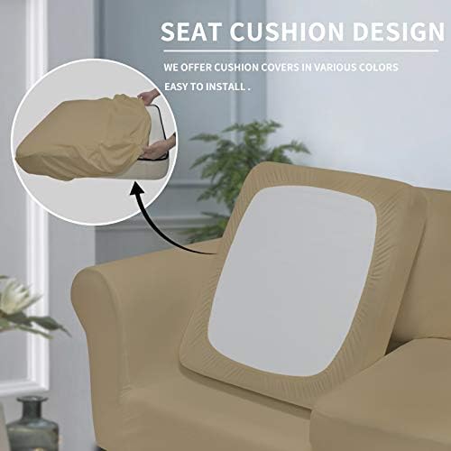 Easy-Going Stretch Oversized Loveseat Couch Cover for 2 Cushion Washable - Image 3