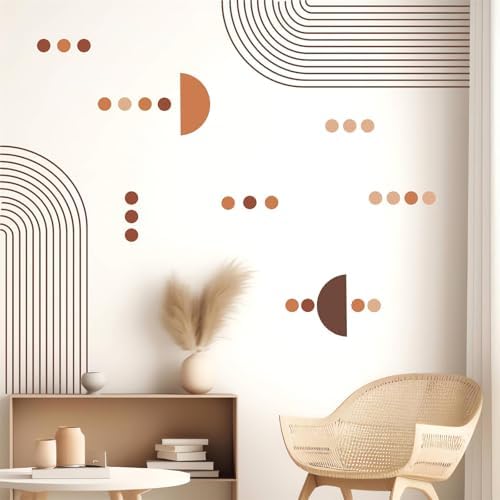 Large Arch Wall Decal Boho Arch Wall Stickers Geometric Line Sticker Minimalist Art Modern Sticker Abstract Geometric Peel and Stick Decals for Bedroom Living Room Decor - Image 6