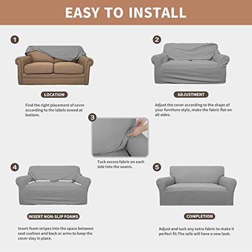 Easy-Going 100% Waterproof Couch Cover, 3 Cushion Oversized Sofa Cover - Image 6