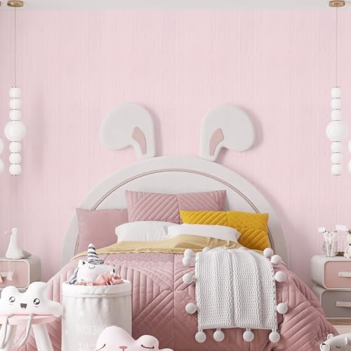 Pink Grasscloth Peel and Stick Wallpaper Texture Contact Paper A Set of 15.7" X 300" Self-Adhesive Linen Removable Wallpaper Cabinets Counter Top Liners - Image 4